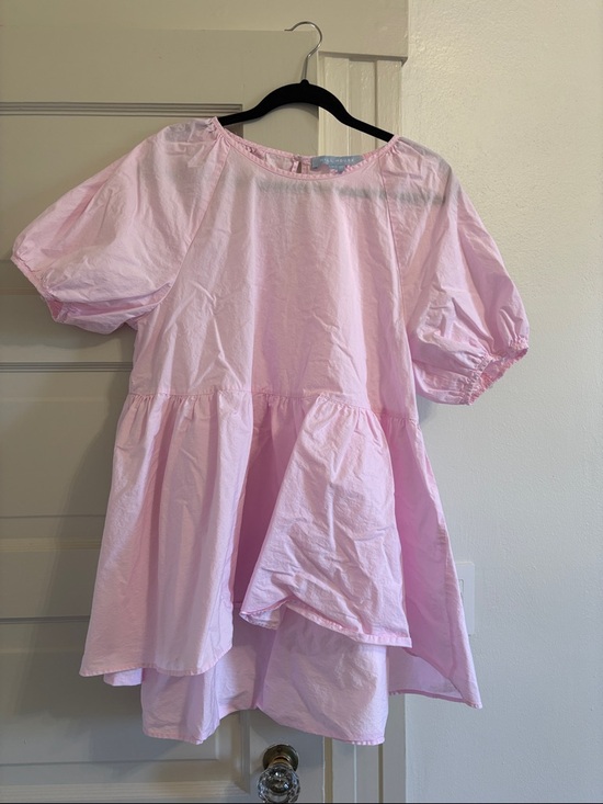 Hill House Tops - Hill House Ballerina Pink The Francesca Babydoll Top large
